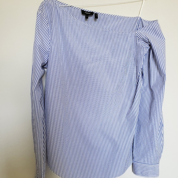 NWOT Theory Dalton Stripe Ulrika Top in Size Small - Picture 8 of 15
